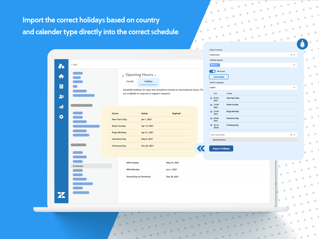 Holidays screenshot 1
